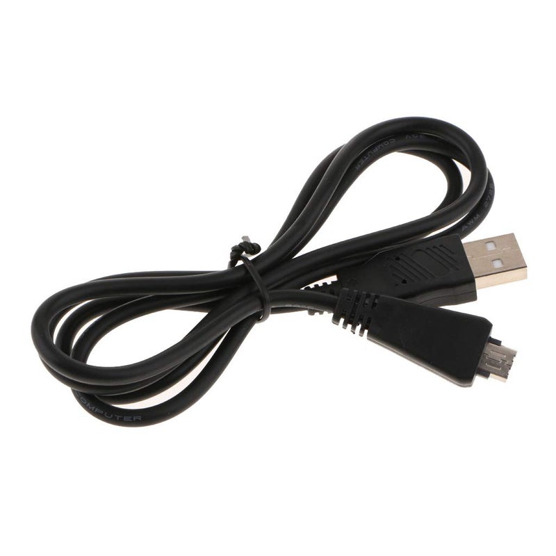 Adhiper Replacement VMC-MD3 USB Data Sync Transfer Cable USB 2.0 Charging Cord Lead Compatible with Sony Cyber-Shot/Cybershot Digital Camera DSC-W350D W360 W380 W390 W570 TX100 TX66 and More (3.3ft/Black) - Image 3
